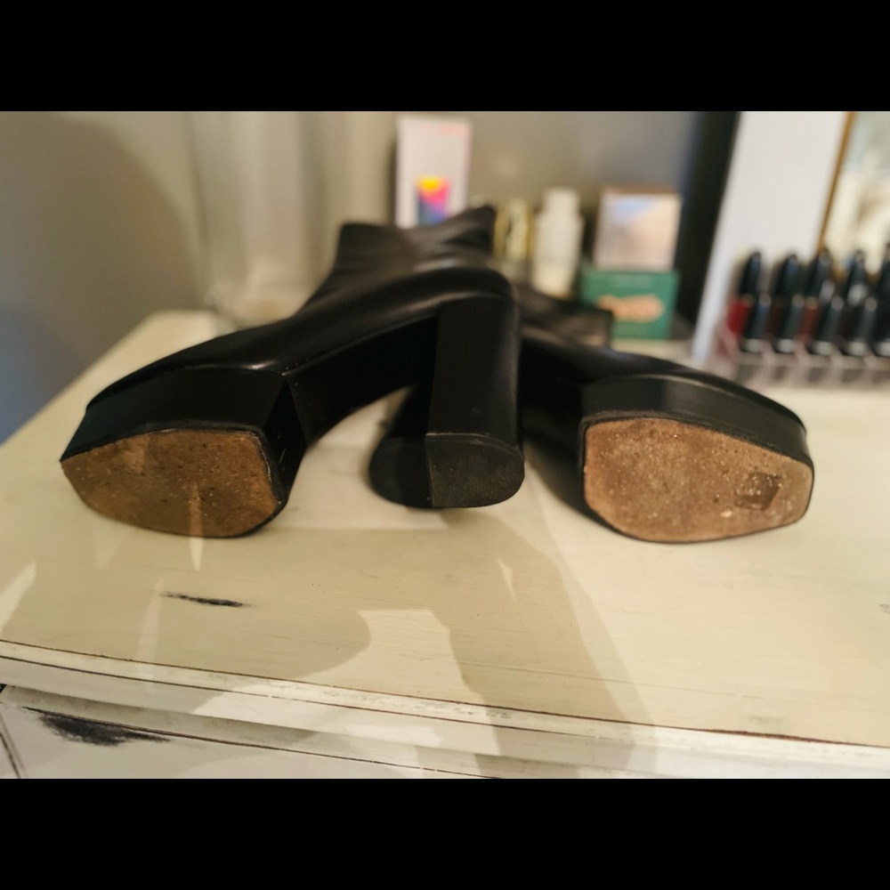 Black Alexander Wang Platform Ankle Boots - Picture 5 of 7